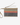 Carmel patent leather strap. Tangerine and white plaid interior.