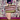 Moss plaid + plum | blush | periwinkle 
Moss Patent Leather Trim.  Blue and white pinstripe interior.  Canvas base.
Plaid bag with green handles and trim on a white background