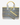 Canary patent leather trim. Canary and white plaid interior. Canvas base.