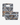 Heritage Foldover clutch in Slate, grey woven blanket wool with blue and orange accents, snap closure and plaid interior