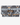 Heritage Foldover clutch in Slate, grey woven blanket wool with blue and orange accents, snap closure and plaid interior