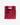 Foldover, clutch.   Cranberry fur exterior, leather grip, red stripe interior. Built in attachments for a crossbody strap.