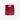 Foldover, clutch.   Cranberry fur exterior, leather grip, red stripe interior. Built in attachments for a crossbody strap.